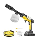 【Amazon.co.jp限定】ケルヒャー(Karcher) コードレス高圧洗浄機 OC 5 Handy Plus CB USB-C充電式(10W以上推奨) 水道接続不要 専用折畳みバケツ付き/丈夫なホース 高性能5in1ノズル 安全ロック機能搭載 薄型バッテリー ペットボトル使用可能 簡単セットアップ/ハンディ モバイル コンパクト 軽量/洗車 ベランダ 玄関 1.328-144.0