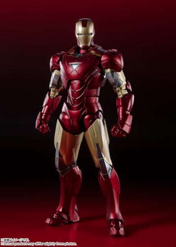 TAMASHII NATIONS S.H.フィギュアーツ アイアンマン マーク６（THE INFINITY SAGA） 約150mm PVC&ABS&ダイキャスト製 塗装済み可動フィギュア
