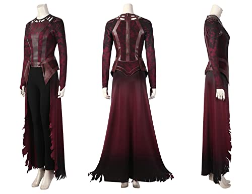 [COSSKY] ドクター・ストレンジ/マルチバース・オブ・マッド スカーレット・ウィッチ ワンダ・マキシモフ コスプレ衣装 cosplay イベンド 変装 仮装 プレゼント 祭り仮装 コスチューム コス 衣装 (男性XL)