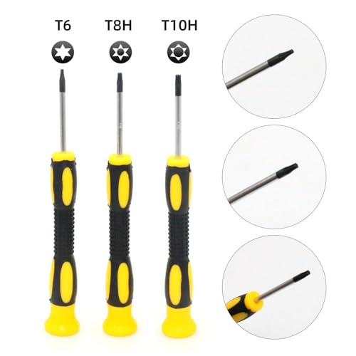 KKLM コントローラー交換用 修理キット一式 Xbox Series X/S コントローラー対応 3Dジョイスティック交換パーツ 4個セット＋アナログキャップ＋分解ツール付き（T6/T8/T10ドライバー含む）