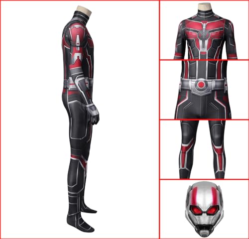 [COSSKY] アントマン&ワスプ:クアントマニア スコット・ラング コスプレ衣装 cosplay イベンド 変装 仮装 全身タイツ プレゼント 祭り仮装 コスチューム コス 衣装 (男性L)