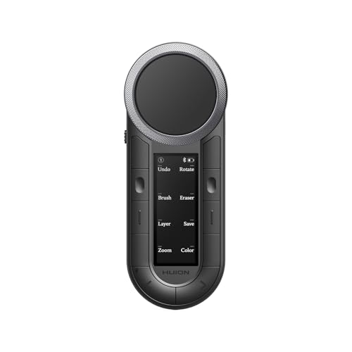 HUION KeydialRemote 左手デバイス 片手キーボード bluetooth 5.0 ワイヤレス接続
