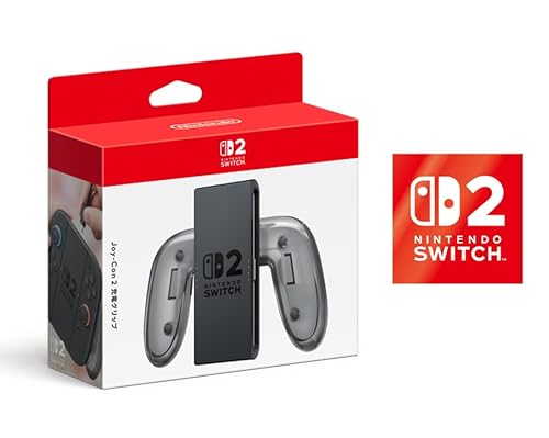 【任天堂純正品】Joy-Con 2 充電グリップ 【Amazon.co.jp限定特典】Nintendo Switch 2 ロゴデザインステッカー 同梱