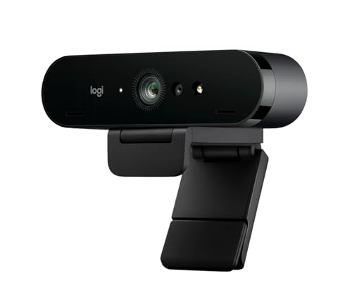 Logitech ウェブカメラ BRIO 4K Windows Hello対応 Ultra HD Webカメラ ビジネス向け ウルトラHD RightLight3 低照度対応 Windows Mac C1000eR [海外パッケージ品]