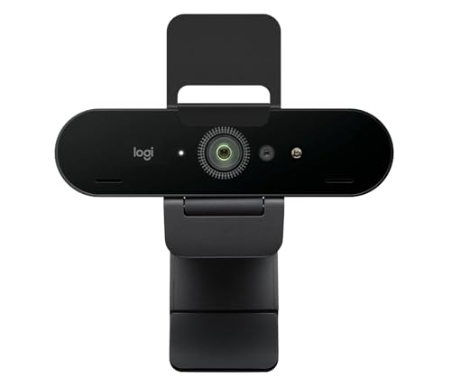 Logitech ウェブカメラ BRIO 4K Windows Hello対応 Ultra HD Webカメラ ビジネス向け ウルトラHD RightLight3 低照度対応 Windows Mac C1000eR [海外パッケージ品]