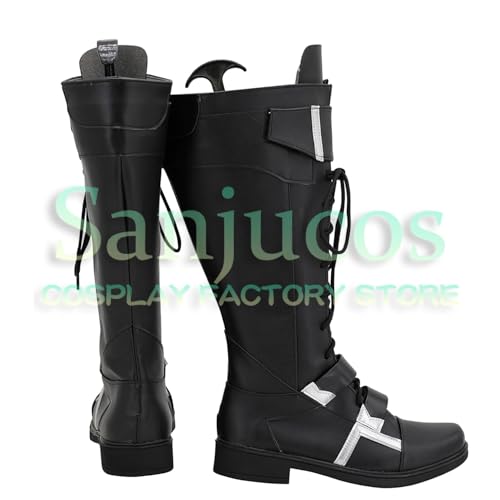 [Sanjucos] コスプレ 靴 に適合する バッキー・バーンズ ウィンター・ソルジャー ジェームズ・ブキャナン・バーンズ ブーツ 各サイズ対応 オーダーメイド可能 (27) 0525055