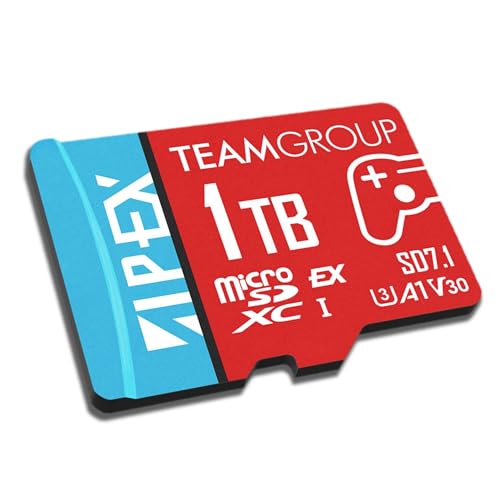 TEAMGROUP (旧称 Team) microSD Express カード 1TB 【 Nintendo Switch2 動作確認済み】 APEX UHS-I U3 A1 V30 読出800MB/s 書込700MB/s PCデータ転送/4K動画撮影向け 日本正規5年保証 TAPMSDE1TIV30A102