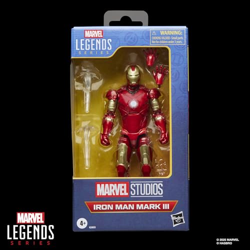 ハズブロ(Hasbro)MARVEL マーベルレジェンド・シリーズ アイアンマン マークIII 映画アイアンマン 6インチサイズ コレクター向けアクションフィギュア G2055 正規品