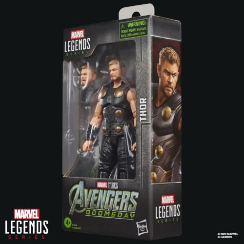 ハズブロ（Hasbro）MARVEL マーベルレジェンド・シリーズ ソー、マーベル・スタジオ映画『アベンジャーズ／ドゥームズデイ』コレクション用 15 cm アクションフィギュアギフト G2373 正規品