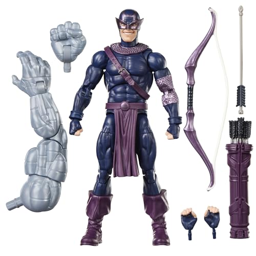 ハズブロ（Hasbro）MARVEL マーベルレジェンド・シリーズ『ダークアベンジャーズ』ホークアイ、『ダークアベンジャーズ』コミック コレクション用 15 cm サイズのアクションフィギュア G2426 正規品