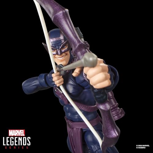 ハズブロ（Hasbro）MARVEL マーベルレジェンド・シリーズ『ダークアベンジャーズ』ホークアイ、『ダークアベンジャーズ』コミック コレクション用 15 cm サイズのアクションフィギュア G2426 正規品