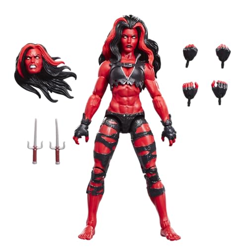 ハズブロ(Hasbro)MARVEL マーベルレジェンド・シリーズ ハルク レッド・シー・ハルク コミックス コレクター向け 6インチサイズ アクションフィギュア G2082 正規品