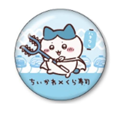 くら寿司 ビッくらポン 缶バッジ 3.5ｃｍ ちいか ハチワレ ウサギ (ハチワレ)