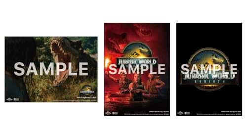 【Amazon.co.jp限定】ジュラシック・ワールド／復活の大地　スチールブック仕様　４Ｋ ＵＨＤ＋ブルーレイセット(ビジュアルシート3枚+ポストカード3枚セット付) [Blu-ray]