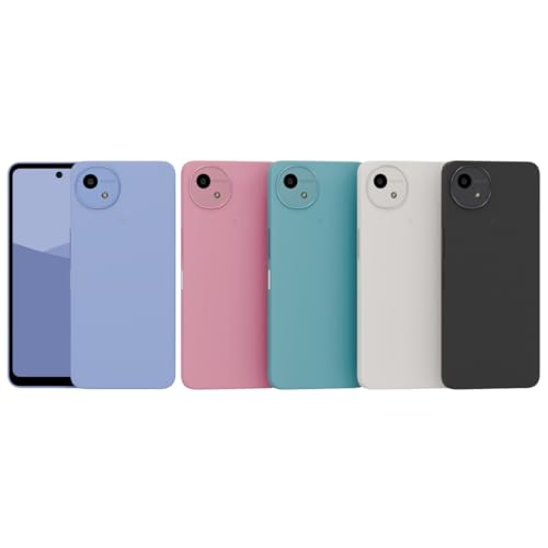 SHARP AQUOS wish5 キャリア版 SIMフリー 4GB+64GB スマホ本体 docomo au SoftBank ahamo UQ Rakuten等回線対応 APN設定要の場合あり 1GB日本専用eSIM付き (スミ, 4GB + 64GB)