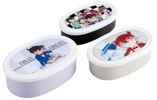 スケーター(Skater) 弁当箱 ランチボックス シール容器 保存容器 3個セット 日本製 名探偵コナン 男の子 女の子 SRS3S-A