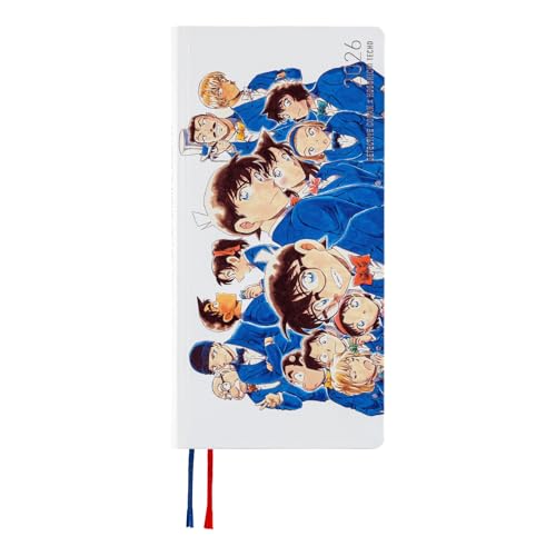 ほぼ日手帳 2026 weeks 名探偵コナン/メモリアルコナン 4月始まり 週間手帳 週間レフト スリム縦長