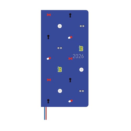 【12/1予約開始・2月以降お届け】ほぼ日手帳 2026 weeks 名探偵コナン/コナンモチーフ 4月始まり 週間手帳 週間レフト スリム縦長