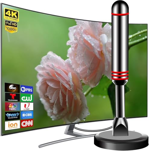 【2025第3世代信号増幅器搭載】室内アンテナ テ レビアンテナ 地デジアンテナ小型軽量 4Kおよび1080p解像度をサポート 600KM 受信範囲 360度全方位受信の長 さ きょうか ブースター内蔵 UHF VHF対応 設置簡単 USB式 5M同軸ケーブル付き 日本語取扱説明書 HDA1