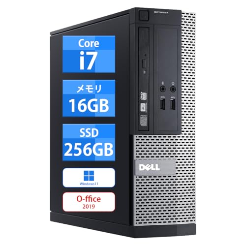 【整備済み品】DellデスクトップOptiPlex 3020/7020/9020SFF Corei7 CD/DVD内蔵