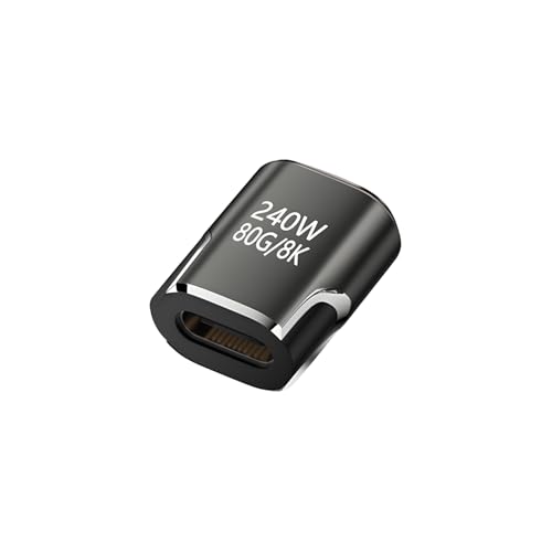 日本の中小企業 Type-C/USB-A/LANポート/HDMI/VGA/DP/miniDP to Type-Cマグネット式 24ピン 変換アダプタ 240W 8K60Hz GEN2 80Gbps typec ハブマグネット 充電 データ転送 i-Phone17/16シリーズ対応 GPNP (39シリーズ【C】USB-C to USB-C, 変換アダプタ本体のみ)