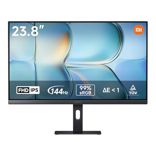シャオミ Xiaomi モニターA24i ディスプレイ 23.8インチ フルHD 1920x1080 144Hz sRGB99% 300nitsの高輝度 TÜV低ブルーライト IPSパネル VESAマウント対応 2026 新モデル