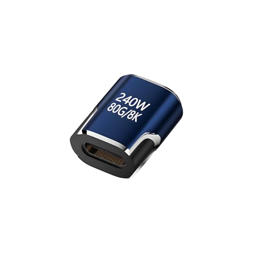 日本の中小企業 Type-C/USB-A/LANポート/HDMI/VGA/DP/miniDP to Type-Cマグネット式 24ピン 変換アダプタ 240W 8K60Hz GEN2 80Gbps typec ハブマグネット 充電 データ転送 i-Phone17/16シリーズ対応 GPNP (39シリーズ【D】USB-C to USB-C, 変換アダプタ本体のみ)