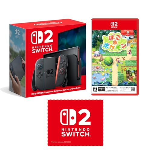 Nintendo Switch 2(日本語・国内専用) ＋ ぽこ あ ポケモン -Switch2 【Amazon.co.jp限定】特典 Nintendo Switch 2 ロゴデザイン マイクロファイバークロス 同梱