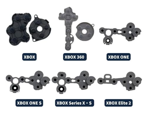 KSSA 互換品 XBOX シリーズ コントローラー用 十字キー D-Pad ボタン 導電性 ゴム ラバーパッド 交換 修理 部品 メンテナンス パーツ (XBOX Series X/S 1個)