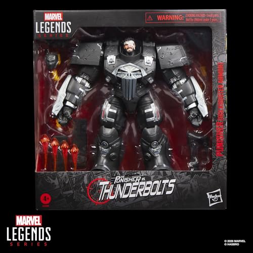 ハズブロ（Hasbro）MARVEL マーベルレジェンド・シリーズ パニッシャー VS サンダーボルツ パニッシャー（ハルクバスター・アーマー）6インチ(約15㎝)サイズアクションフィギュア G2098 正規品