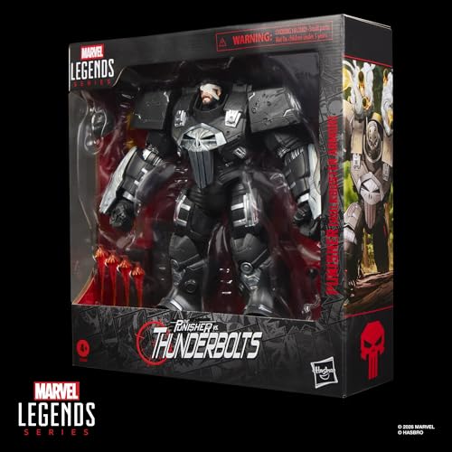 ハズブロ（Hasbro）MARVEL マーベルレジェンド・シリーズ パニッシャー VS サンダーボルツ パニッシャー（ハルクバスター・アーマー）6インチ(約15㎝)サイズアクションフィギュア G2098 正規品
