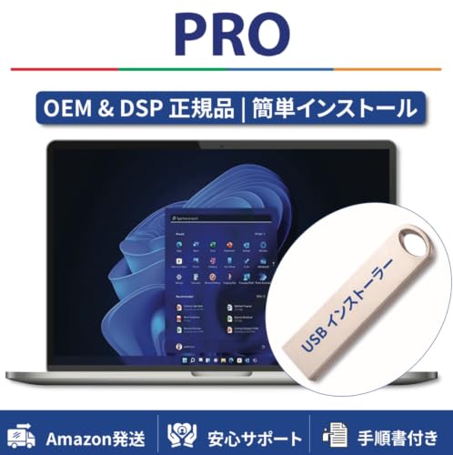 【Windows11 Pro 用】 DSPライセンス 日本語版 (Proインストール用USB付)