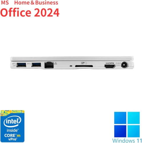 【整備済み品】【MS Office H&B 2024】パナソニック ノートPC RZ4 10.1型 / Core M-5Y70 /USキーボード/Webカメラ/Win11 Pro/ワジュンのWi-Fi/Bluetooth/8GB /128GB SSD