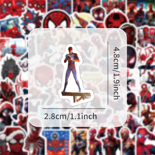108 枚入り マーベル スパイダーマン カートゥーンステッカー 防水耐摩耗 手帳・スーツケース・ノート PC・水筒に貼れるデコレーションシール