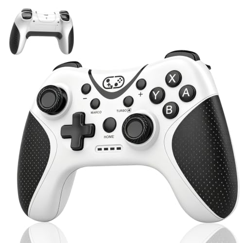 Switch/スイッチ コントローラー Bingoods switch2 プロコン 背面ボタン付き(ホワイト&ディープグレイ)