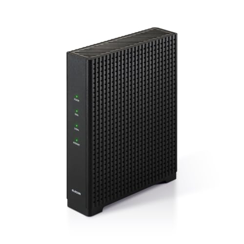 エレコム WiFi ルーター 無線LAN WiFi7 2882+688Mbps 11be 有線1Gbps IPv6(IPoE) EasyMesh対応 ビームフォーミングZ こどもネットタイマー3 ブラック WRC-BE36GS-BA
