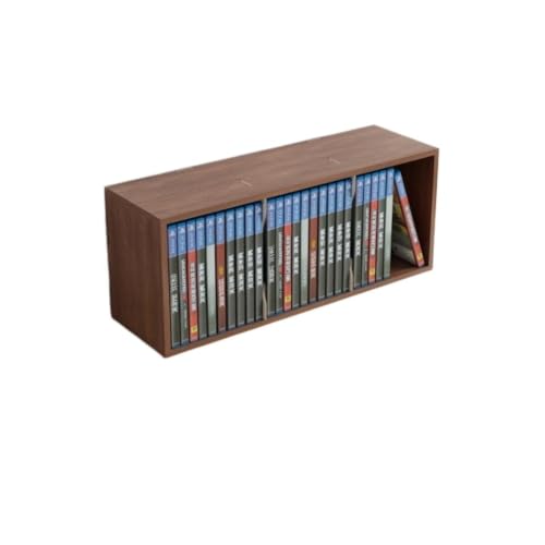 CD 収納ラック 組み合わせ自由 ディスク棚 DVD ゲームソフト収納 積み重ね可能 卓上収納 (3段式CDラック（横型） - カーリー) [並行輸入品]