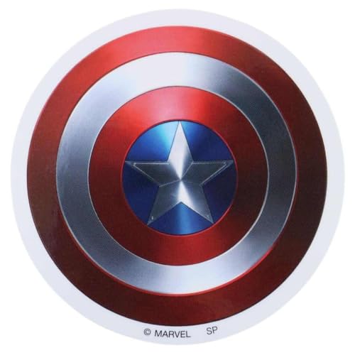 キャプテンアメリカ ダイカットシール キャラクターステッカー シールド MARVEL スモールプ