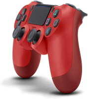 【純正品】ワイヤレスコントローラー (DUALSHOCK 4)マグマ・レッド (CUH-ZCT2J11)CYBER PS4用コントロー