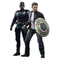 【中古】ムービー・マスターピース キャプテン・アメリカ/ウィンター・ソルジャー キャプテン・アメリカ(ステルス・スーツ版)&スティーブ・ロジャース(2 9jupf8b
