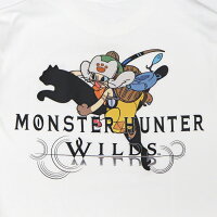 (お得なクーポン発行中！) プーマ モンハンコラボ 長袖 ロンT モンスターハンター アイルー 吸水速乾 ホワイト メンズ レディース (メール便 送料無料) Puma MONSTER HUNTER LS TEE