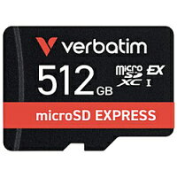 VERBATIMJAPAN microSD Expressカード 512GB Nintendo Switch2 動作確認済 EXMXCN512GJRZV1 ［Class10 /512GB］ EXMXCN512GJRZV1