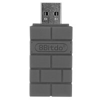 8Bitdo 超小型ワイヤレス USBアタブタ PS1 Classic Edition PS4 Xbox One S PS3 のコントローラーをPS1や Switch スイッチ PC Mac Raspberry Piなどに使用可能にできます 遅延なし