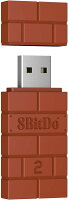 8Bitdo ワイヤレス USB アダプター 2 スイッチ Switch2 Windows Mac Raspberry Pi 用 Xbox シリーズ X & S コントローラー Xbox One Bluetooth コントローラー Switch Pro PS5 コントローラーに対応 　ブラウン