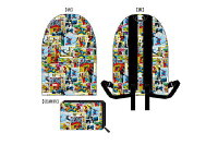 【送料無料】　 マーベルキャラクター　エコリュックコミックシリーズ　MAEVEL　マーベル　ヒーロー　アニメ　映画　かばん　鞄　カバン　バッグ　リュックサック　バックパック　エコバッグ　買い物　お出かけ　雑貨　グッズ