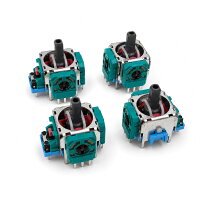【4個入り】アクセサリキット 修理部品 交換用ジョイスティック スティック 修理 PS4コントローラー対応 3Dアナログスティック 修理・交換用 互換アクセサリー