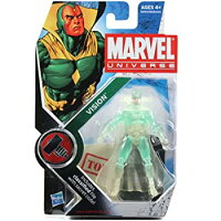 【中古】【輸入品・未使用】Marvel Universe Year 2009 Series 4 Inch Tall Action Figure #6 - Variant Translucent VISION with Removable Cape and
