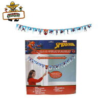 スパイダーマン BIRTHDAY BANNER KIT 3.2m #02 バースデー バナー キット MARVEL SPIDERMAN グッズ キャラクター デコレーション パーティー 装飾 誕生日 壁飾り インテリア レターバナー 子ども かっこいい アメリカ 雑貨