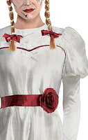 アナベル 死霊博物館 死霊館の人形 大人用 ドレス コスプレ コスチューム 変装 ハロウィン Annabelle