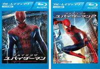 アメイジング スパイダーマン(2枚セット)1、2 ブルーレイディスク【全巻セット 洋画 中古 Blu-ray】メール便可 ケース無:: レンタル落ち